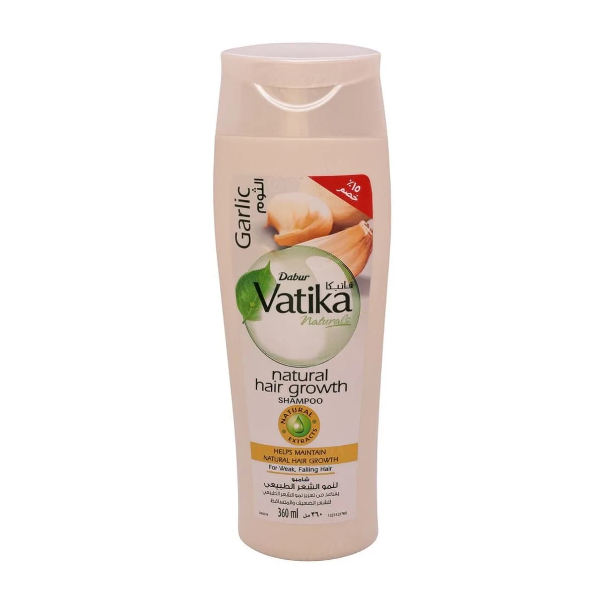 Dabur Vatika Garlic Shampoo 360 ml