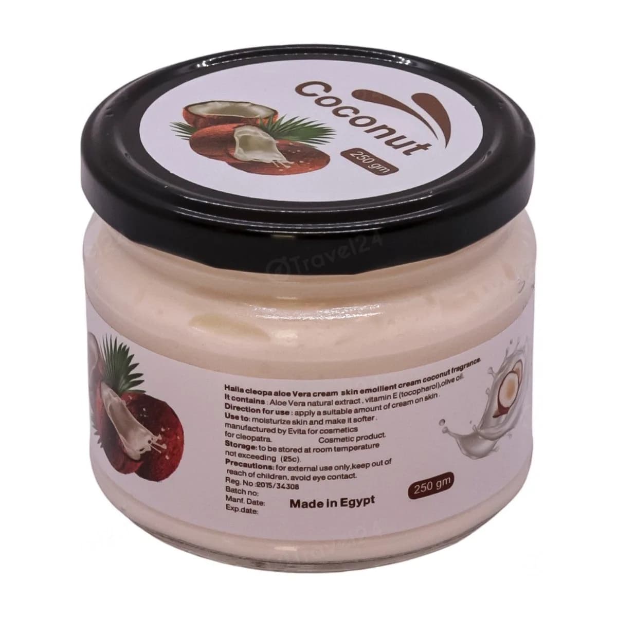 Halla Cleopa Aloe Vera Cream Coconut Fragrance 250 g