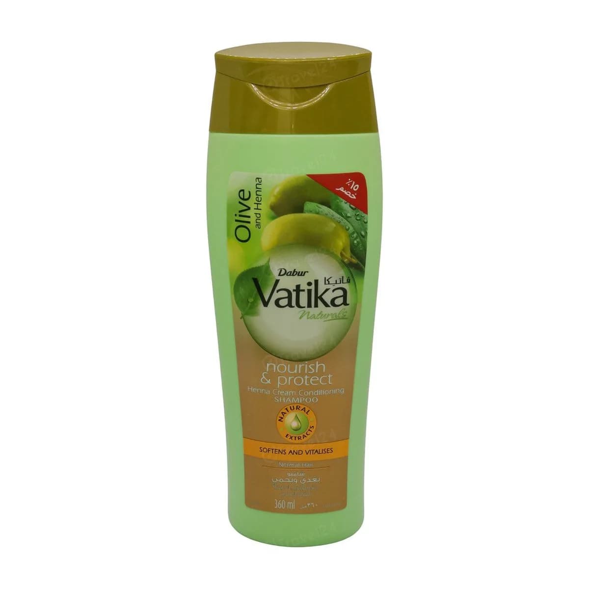 Dabur Vatika Nourish & Protect Shampoo – Olive & Henna 360 ml