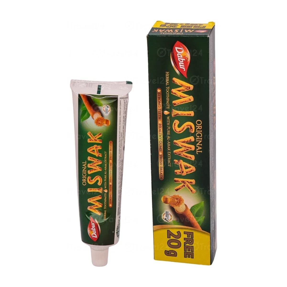 Dabur Miswak Herbal Toothpaste 120 g + 20 g Free