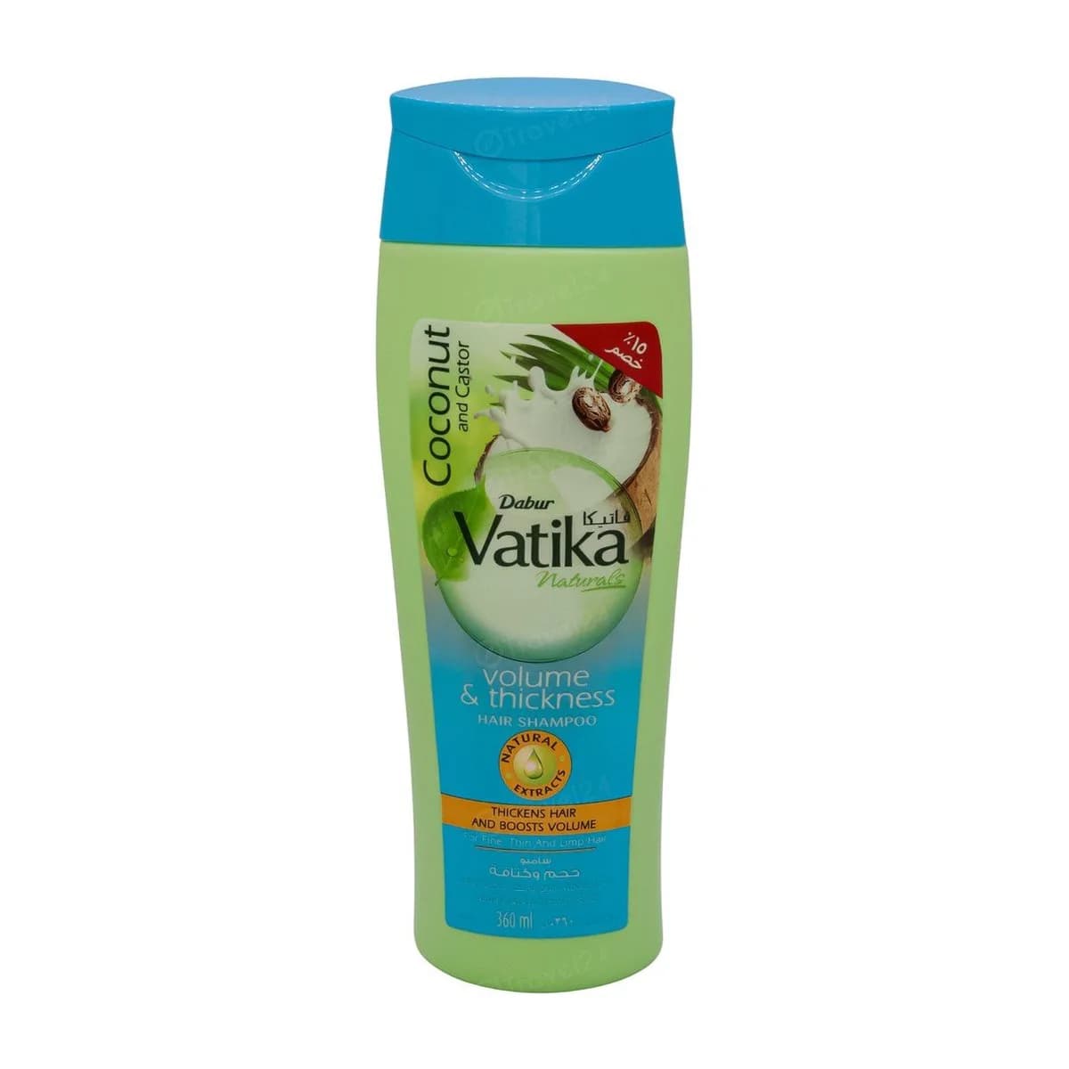Dabur Vatika Volume & Thickness Shampoo – Coconut & Castor 360 ml