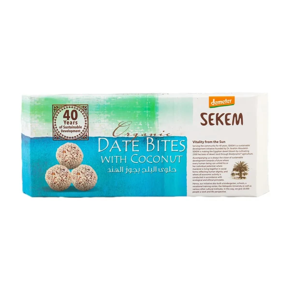 SEKEM Demeter Organic Date Bites Coconut 120 g