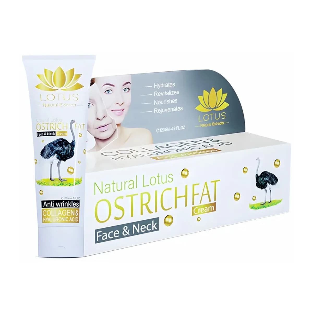 Lotus Ostrich Fat Cream Face & Neck 120 g