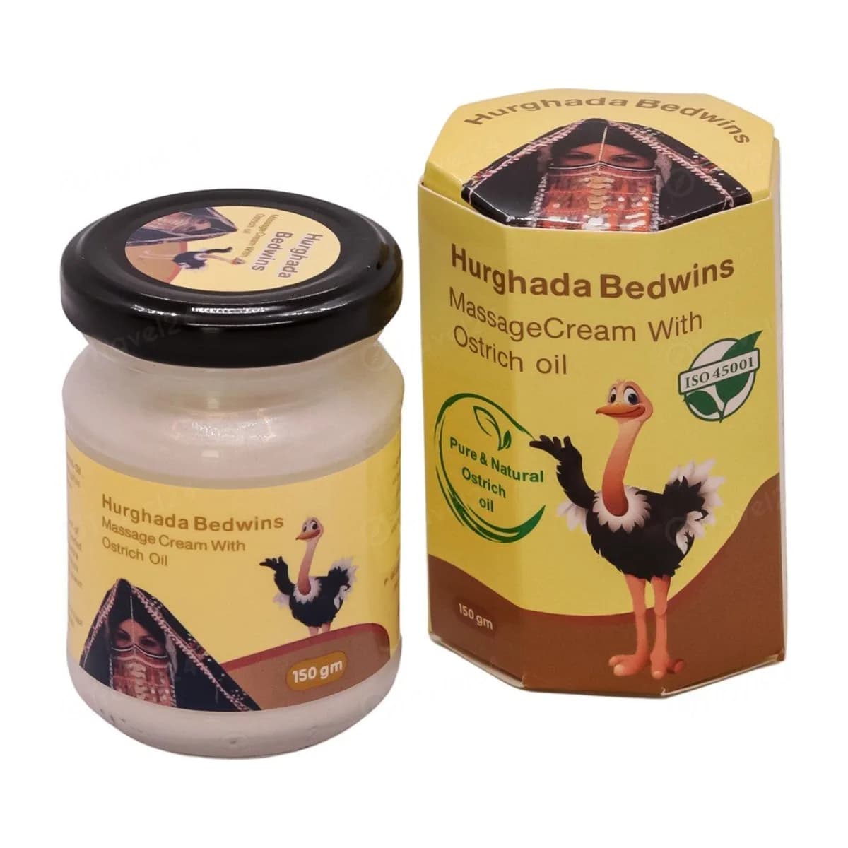 Hurghada Bedwins Massage Cream with Ostrich Oil 150 g