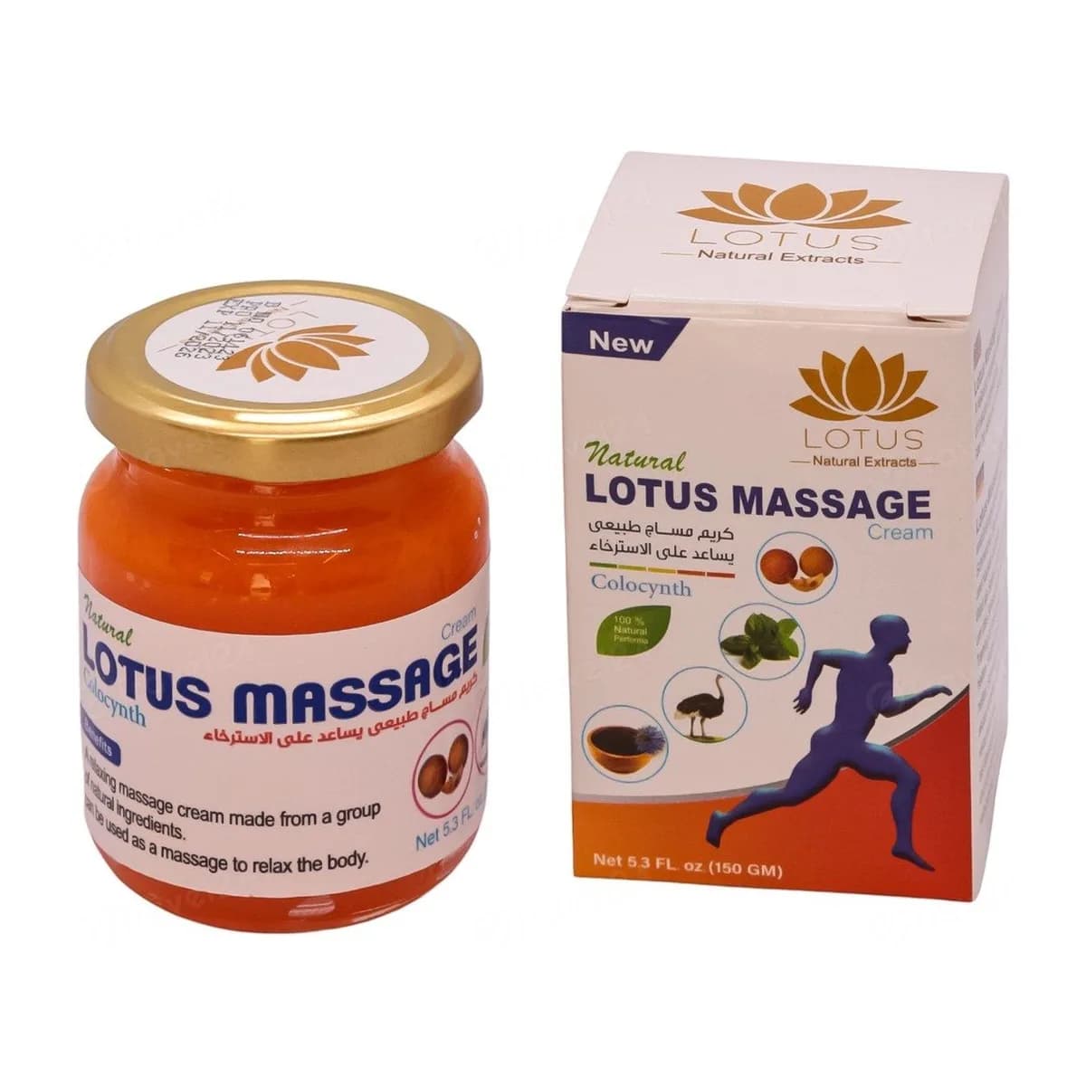 Lotus Natural Massage Cream Colocynth 150 g