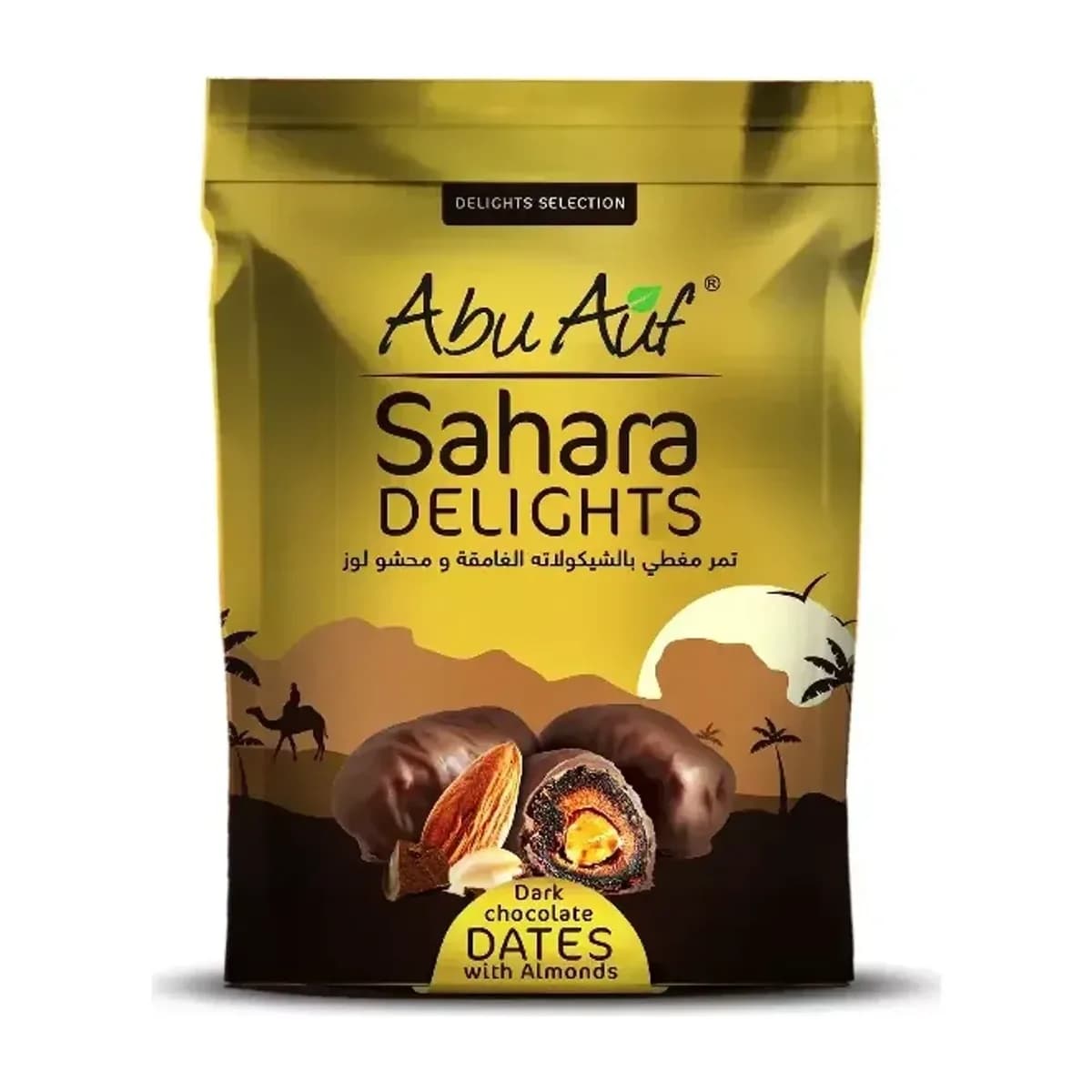 Abu Auf Sahara Delights Dark Chocolate Dates with Almonds 300 g