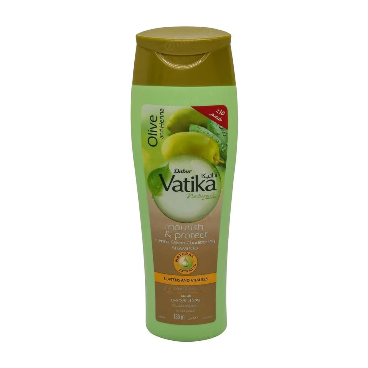 Dabur Vatika Nourish & Protect Shampoo – Olive & Henna 180 ml