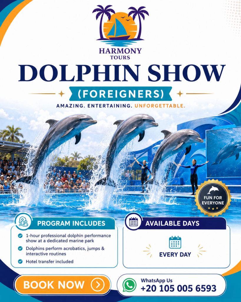 Dolphin World Egypt Show from Hurghada